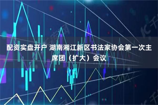 配资实盘开户 湖南湘江新区书法家协会第一次主席团（扩大）会议